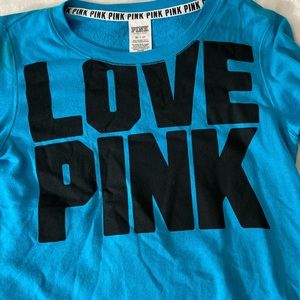 blue beach crewneck from PINK